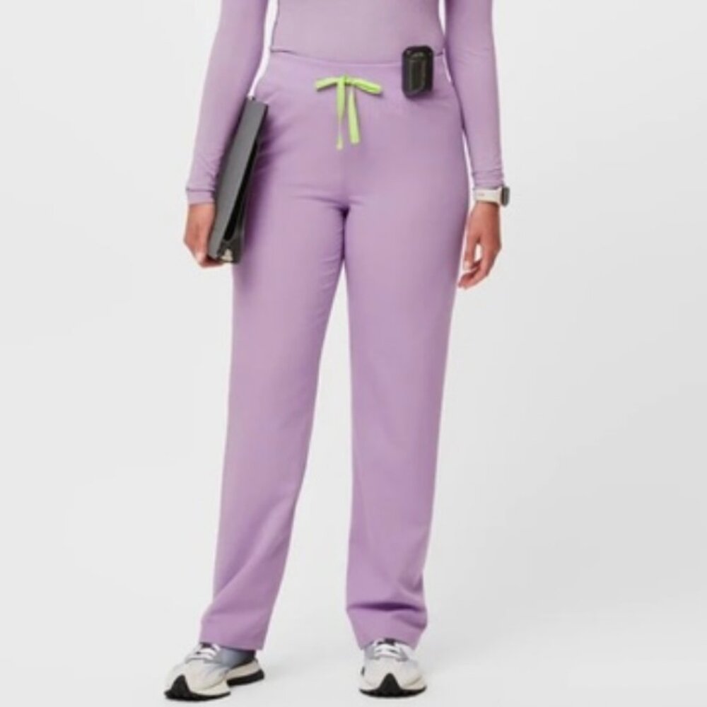 Figs Livingston Basic Scrub Pants - Lavender Dew
